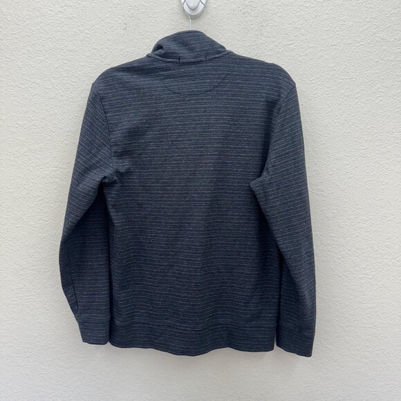 Vineyard Vines Performance Blue Stripe 1/4 Quarter Zip Pullover Shirt Mens Small - Picture 5 of 7